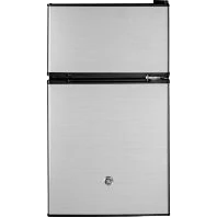 Authentic GE® ENERGY STAR® Double-Door Compact Refrigerator Expertly Made
