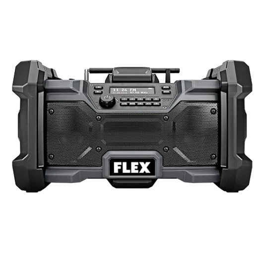 Efficient FLEX Jobsite Radio Tool Only Dependable