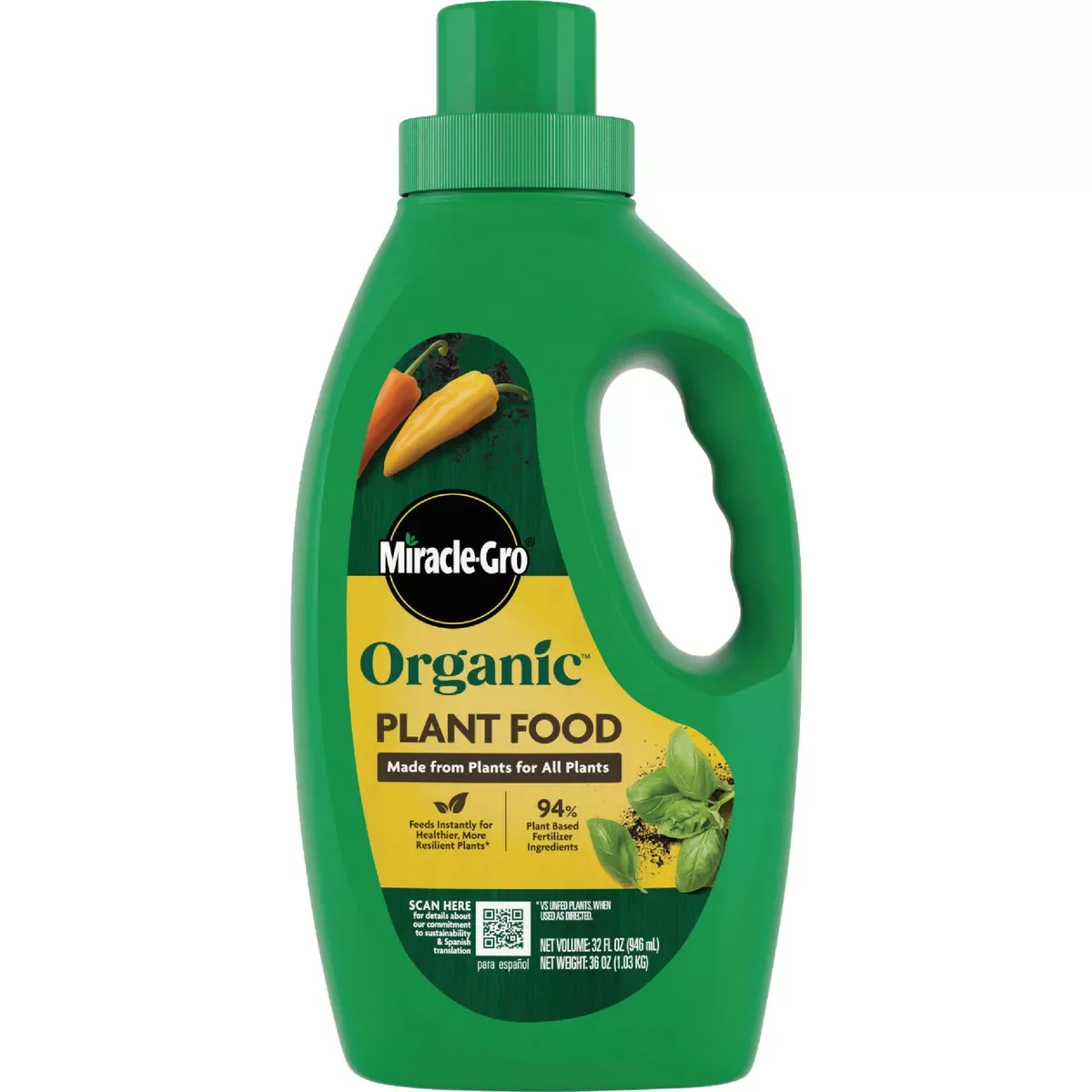 Crafted -Gro 32 Oz. 1-0.5-1 Ready To Use Organic Liquid Plant Food Unique