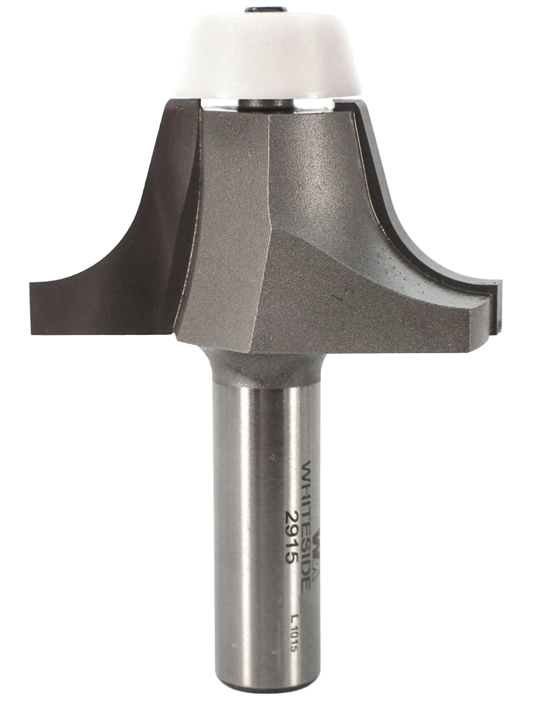 Sophisticated Whiteside 2915 Solid Surface Roundover Bit 1 2 SH 15° 1 2 MT Fine