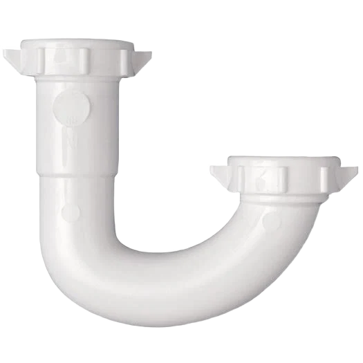 Clean Do it 1-1 4 x 1-1 4 White Plastic J-Bend Original