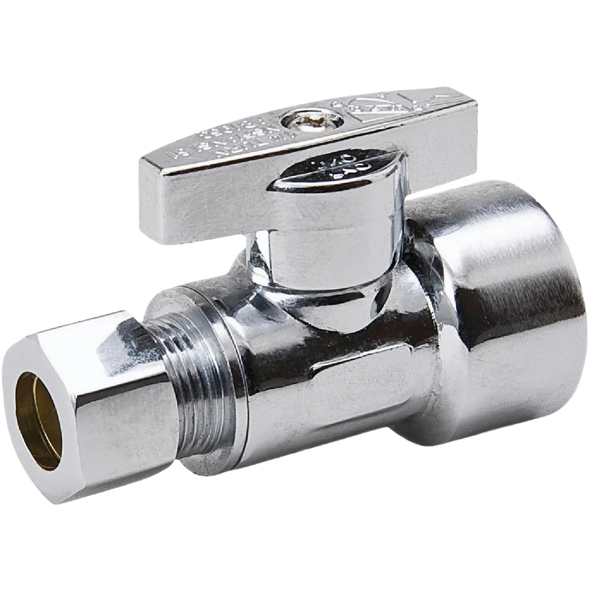Clean ProLine Quarter Turn Straight Valve 1 2 In. FIP x 3 8 In. C Soft