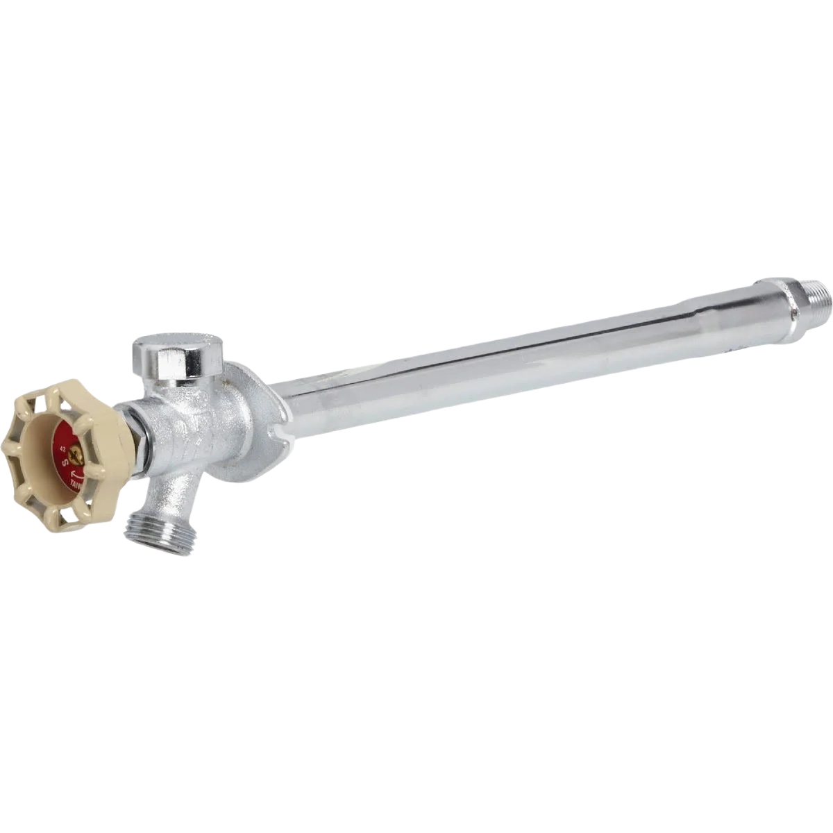 Smooth ProLine 1 2 In. Push Fit x 8 In. Multi-Turn Valve Wall Hydrant Functional