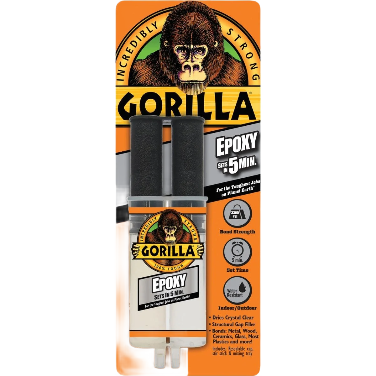 Durable Gorilla Epoxy 0.85 oz. Efficient