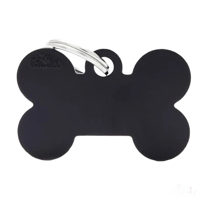 Exclusive MyFamily Large Black Bone ID Tag Advanced