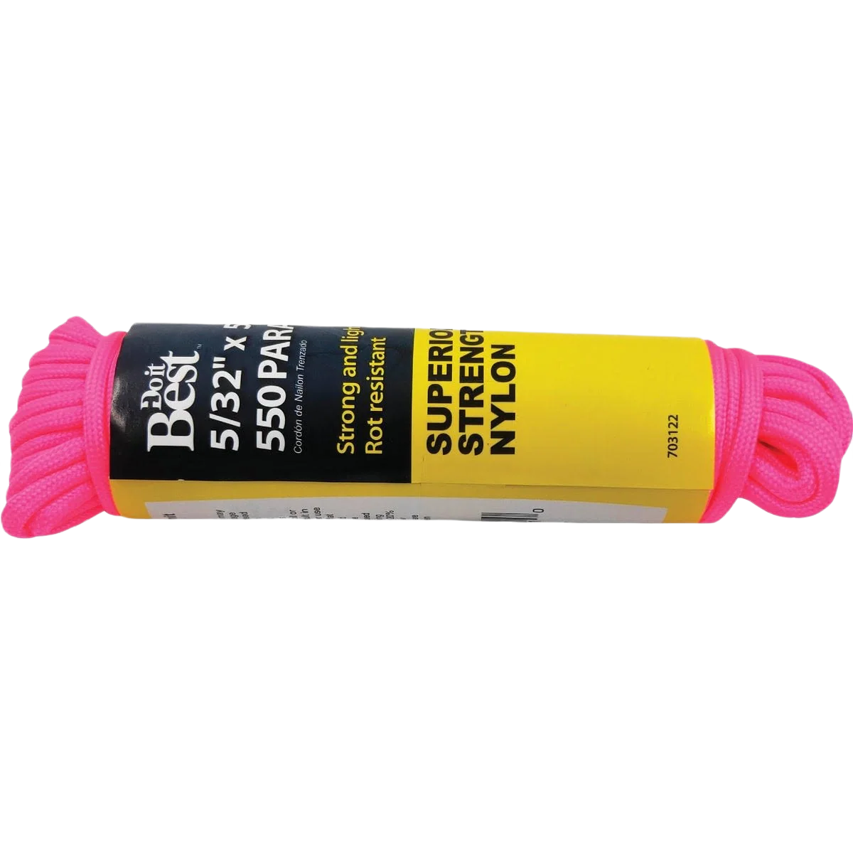 Elegant Do it 50 ft. Pink Nylon Paracord Safe