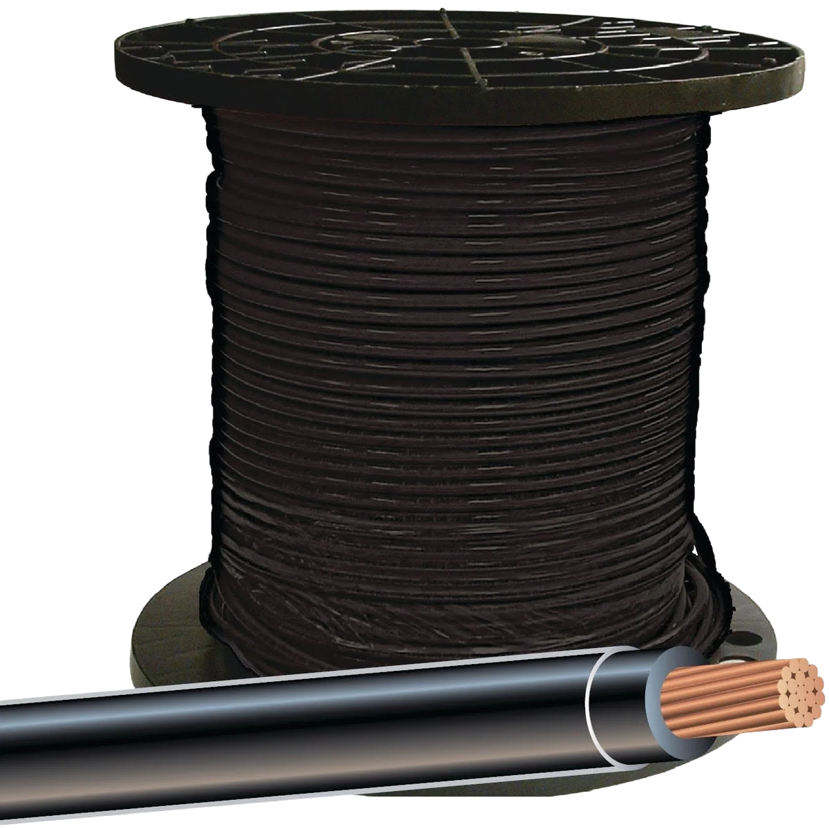 Proven Southwire 500 Foot Stranded Black 6 AWG Thhn Wire Top-Quality