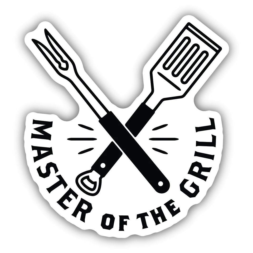 Carefully Designed Stickers Northwest Grill Master Sticker Genuine