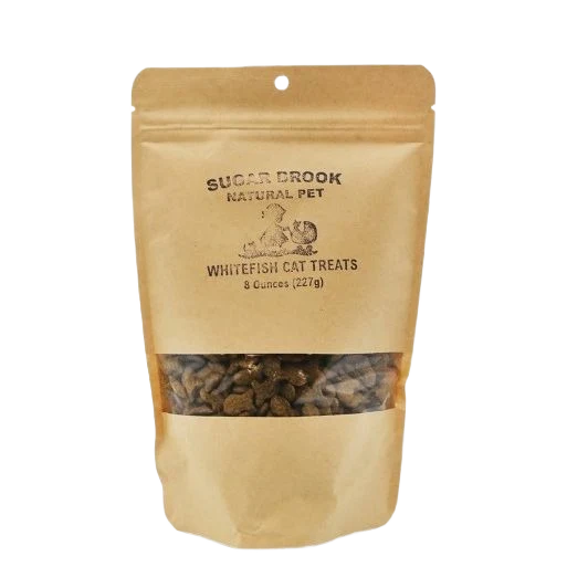 Modern Sugar Brook Natural Pet Cat Treats – Grain Whitefish – 8 oz. Classic