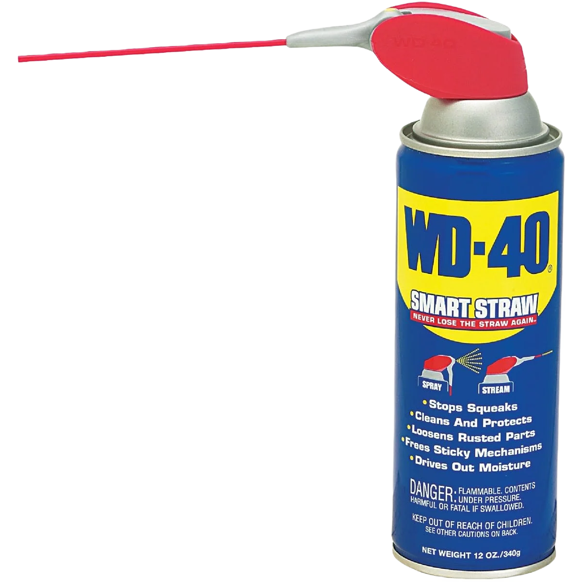 Expertly Made WD-40 Multi-Purpose Lubricant with Smart Straw 12 oz. High-End
