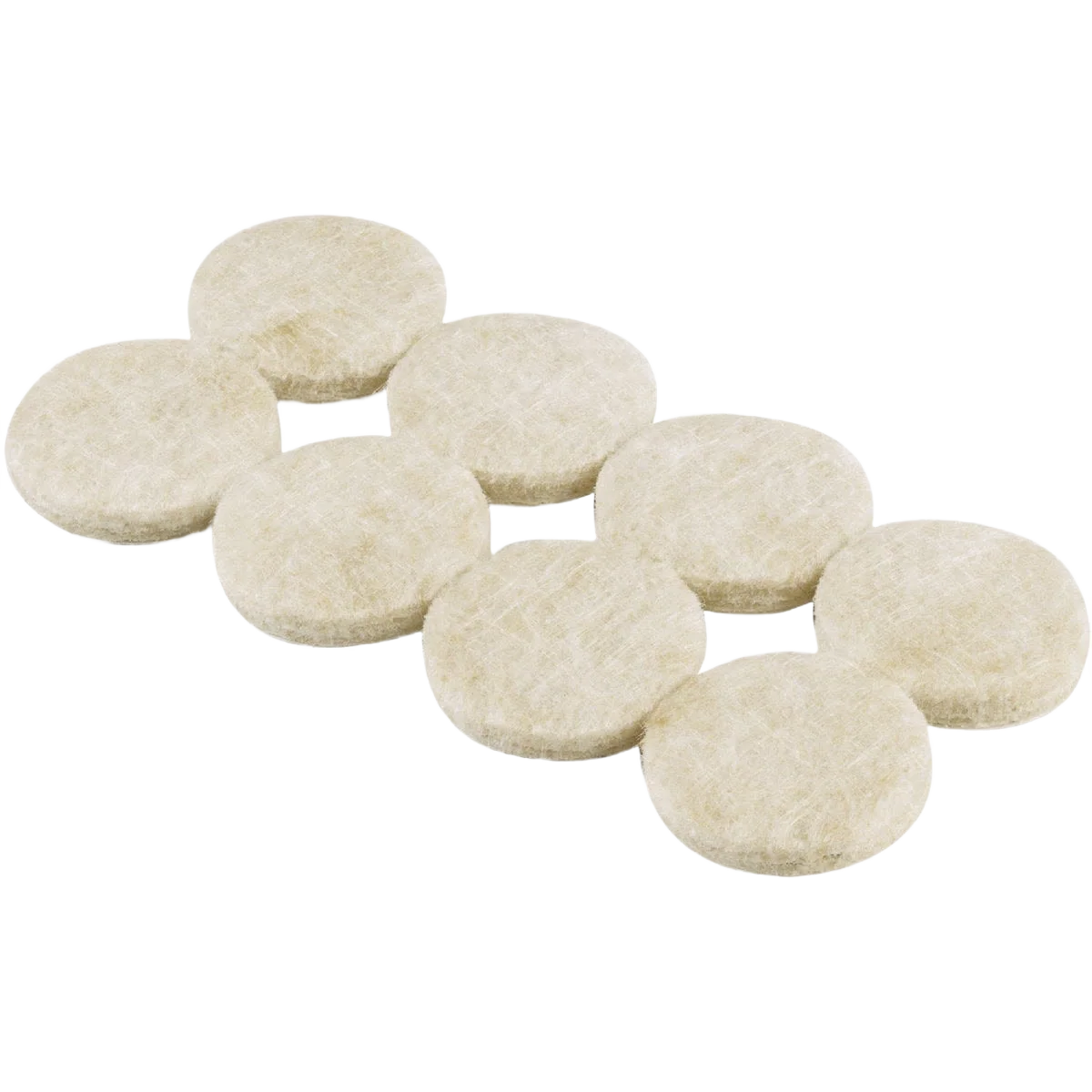 Easy-to-Use Do it 3 4 In. Beige Self Adhesive Round Felt Pads 20-Count Flexible
