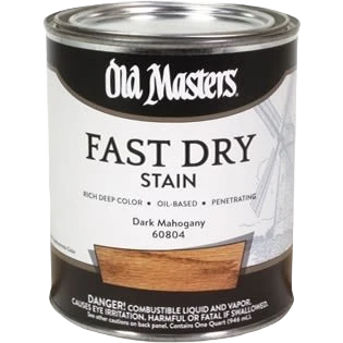 Verified Old Masters Dark Mahogany Fast Dry Stain 1 2 Pint Classic