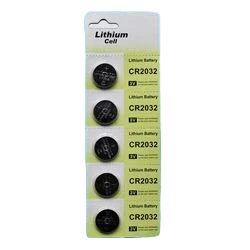 Sustainable Kurt S. Adler CR2032 Button Cell Batteries 5 Pieces Dependable