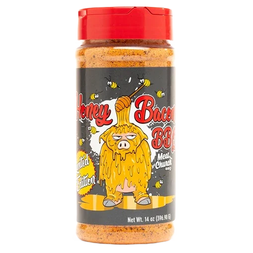 Breathable Meat Church BBQ Honey Bacon BBQ Rub 14 oz. Innovative