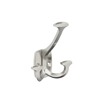 Next-Generation Amerock Vicinity Three Prong Satin Nickel Decorative Wall Hook User-Friendly