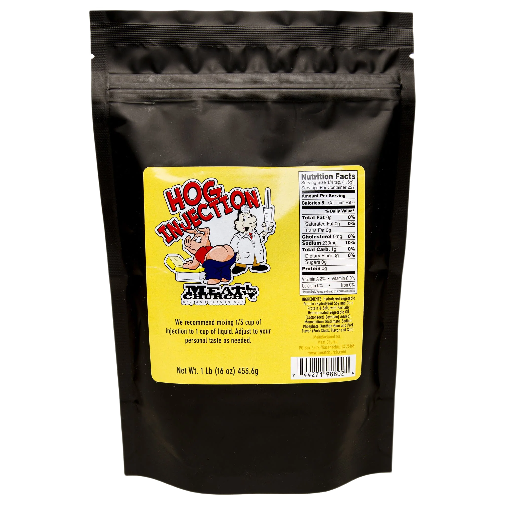 Elegant Meat Church BBQ Pork Injection 1 lb. Elite
