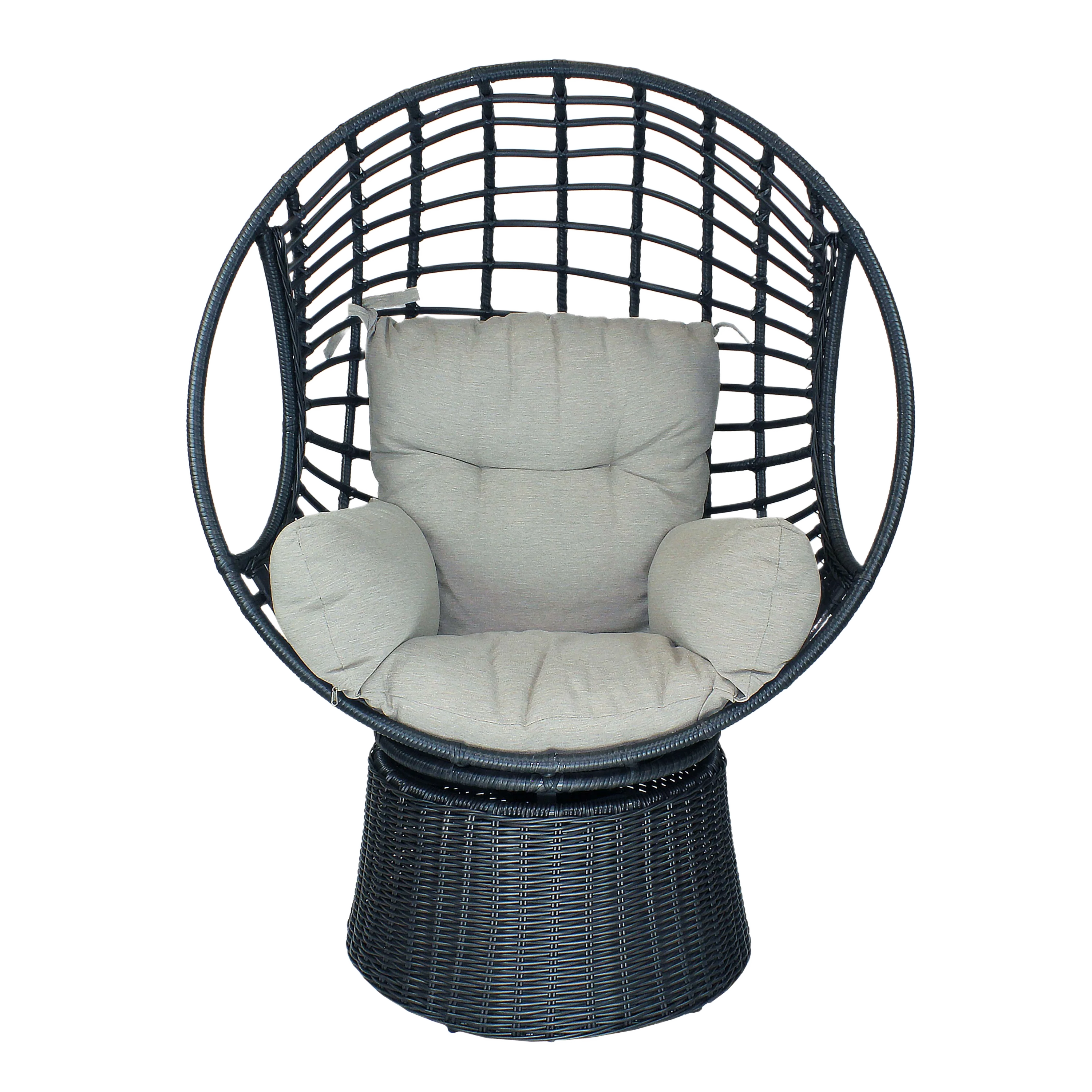 Next-Generation Alfresco Home Nadine Deep Seat Swivel Tear Drop Lounger Quality