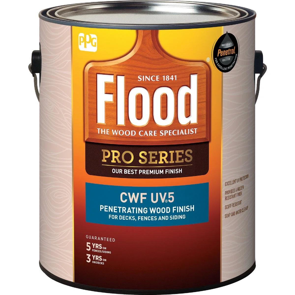 Relaxed Flood Pro Series Natural Exterior Wood Finish Gallon Expertly Made