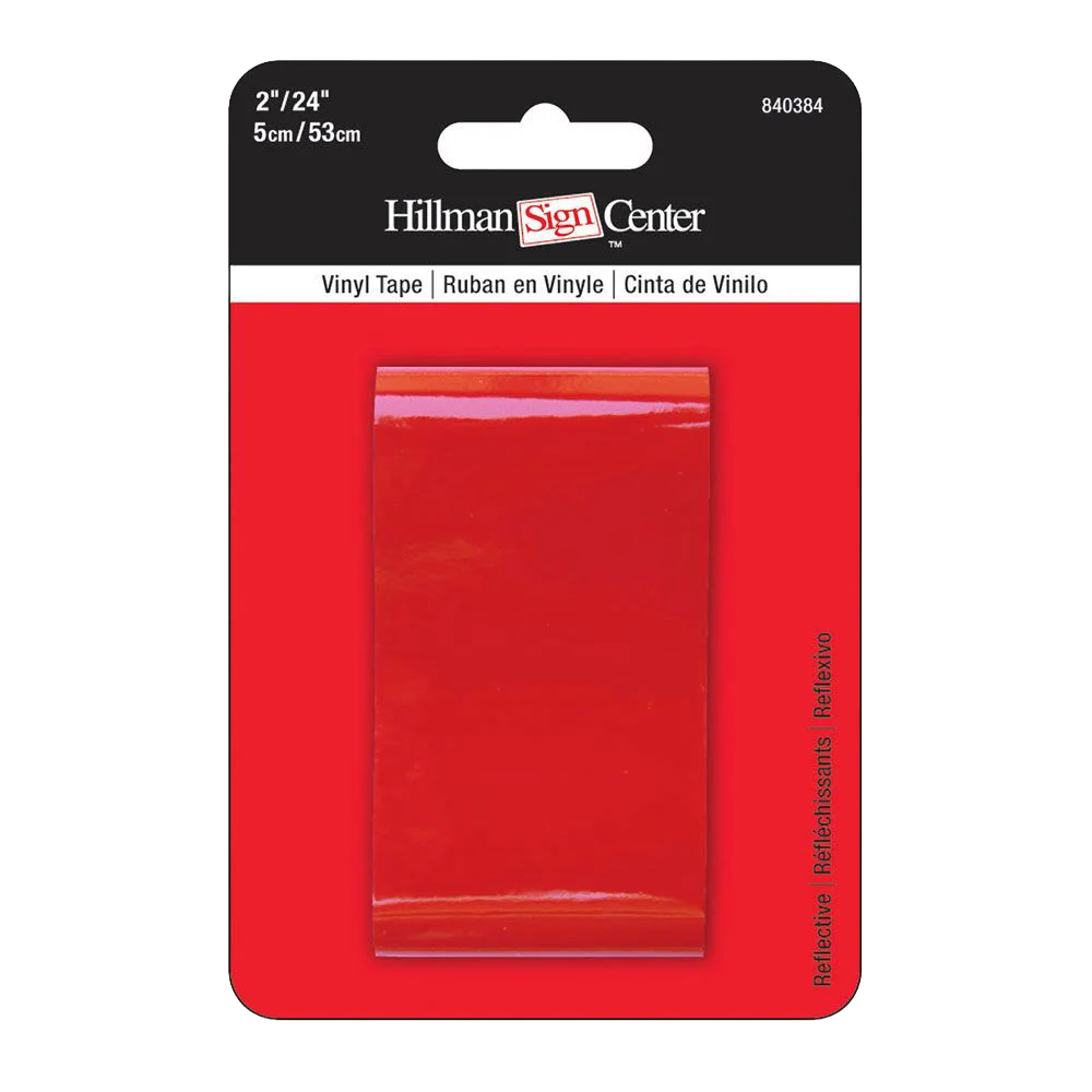 Elite Hillman Solid Red Reflective Tape High-End