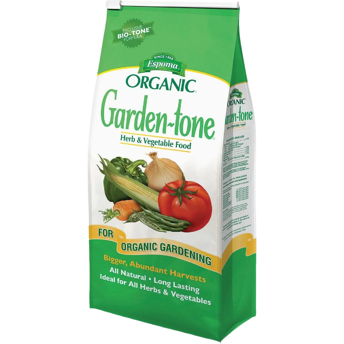 Certified Espoma Garden-Tone Organic Dry Plant Food. 8 lb. Efficient