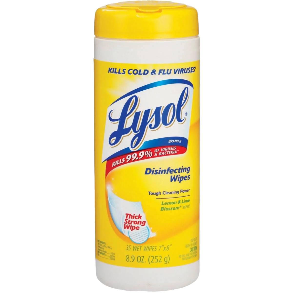 Official Lysol Lemon Lime Blossom Sanitizing Wipes Powerful