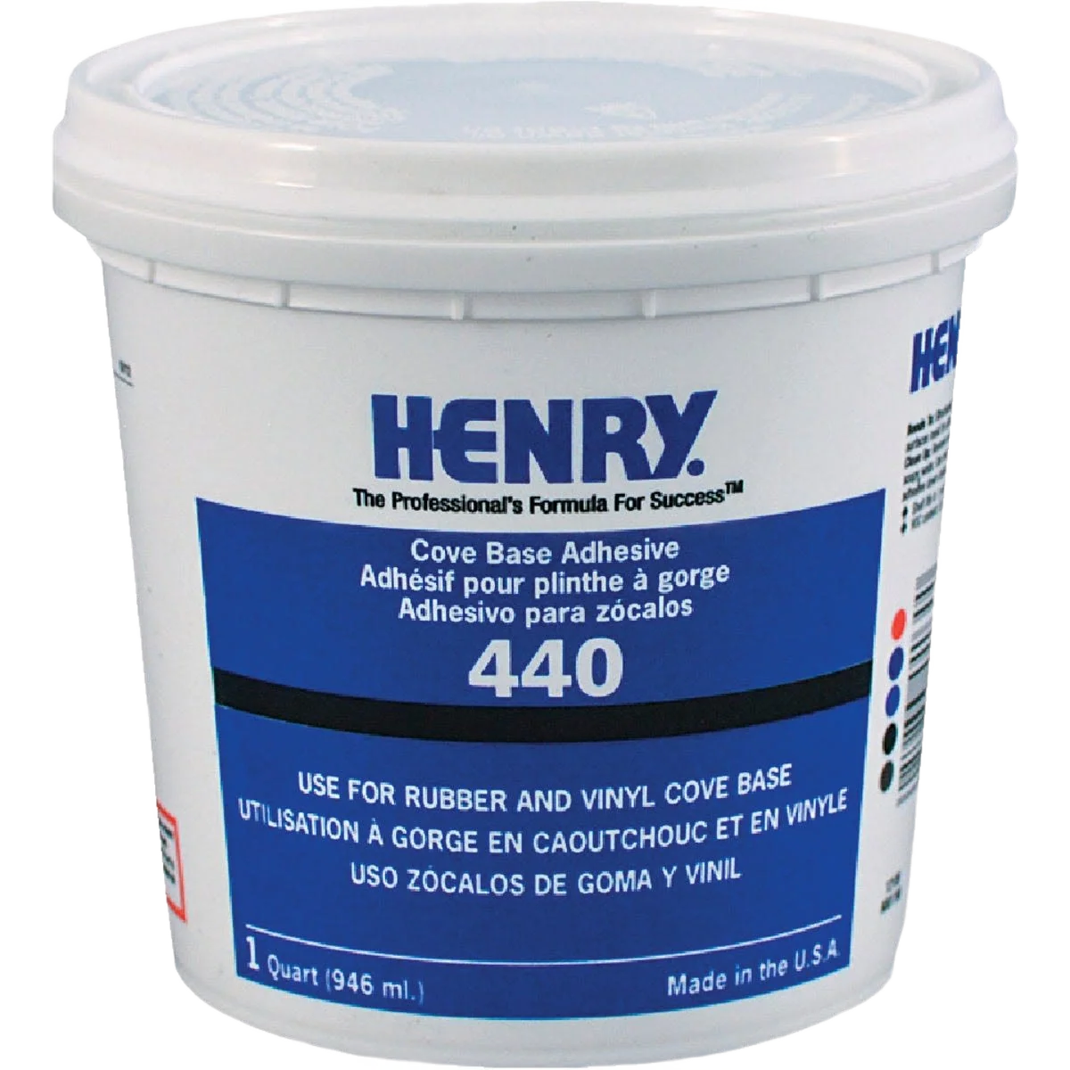Responsible Henry 440 Cove Base Adhesive 1 qt. Organic