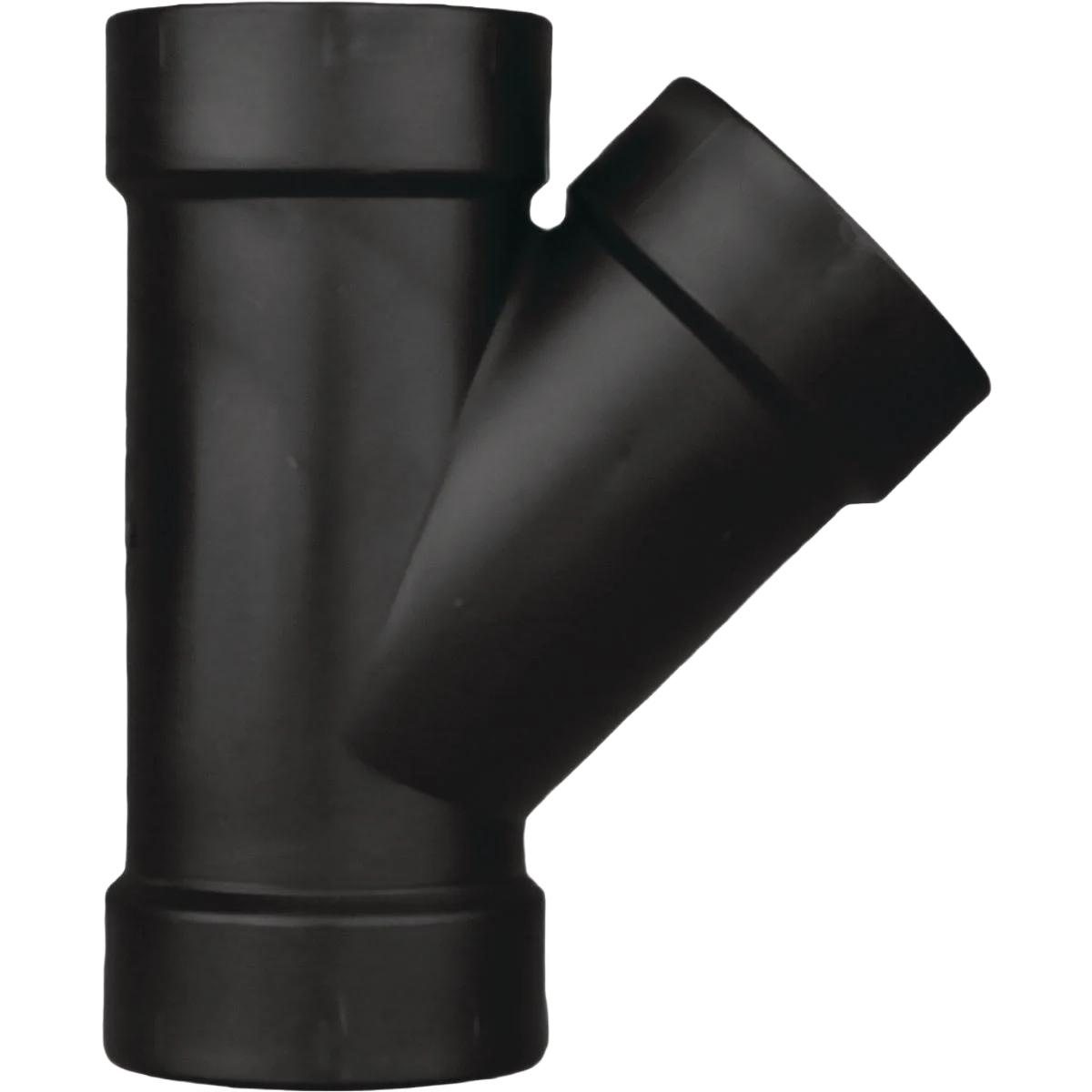 Contemporary Charlotte Pipe 1-1 2 Hub x Hub x Hub ABS Wye Casual