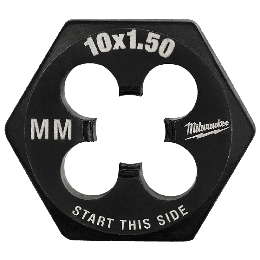 Unique Milwaukee M10-1.50 mm Metric 1 Hex Threading Die Recyclable