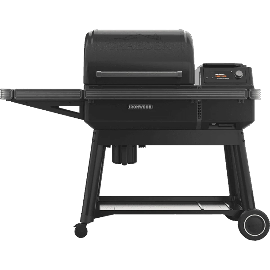 Exceptional Traeger 616 Sq. in. Ironwood Black Wood Pellet Grill with WiFIRE® Traditional