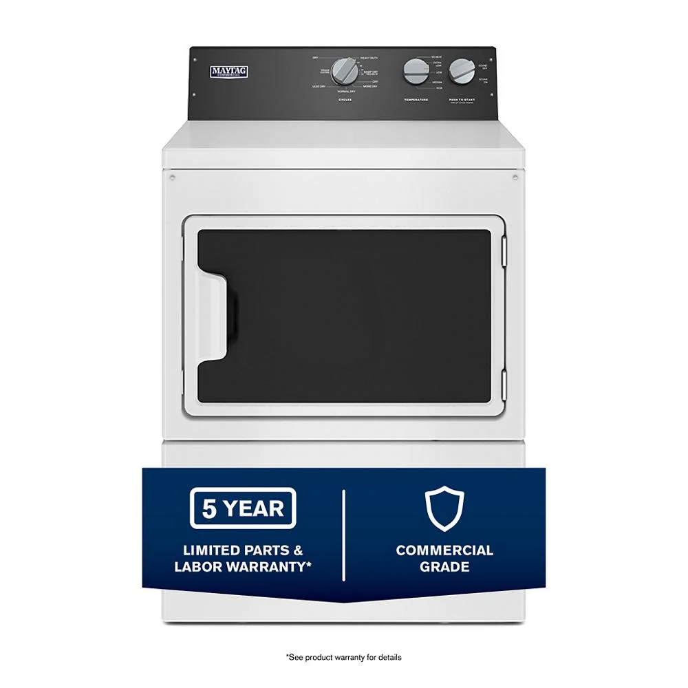 Exceptional Commercial-Grade Residential Gas Dryer – 7.4 cu. ft. Stylish
