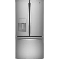 Easy-to-Use GE® ENERGY STAR® 17.5 Cu. Ft. Counter-Depth French-Door Refrigerator Premium Material