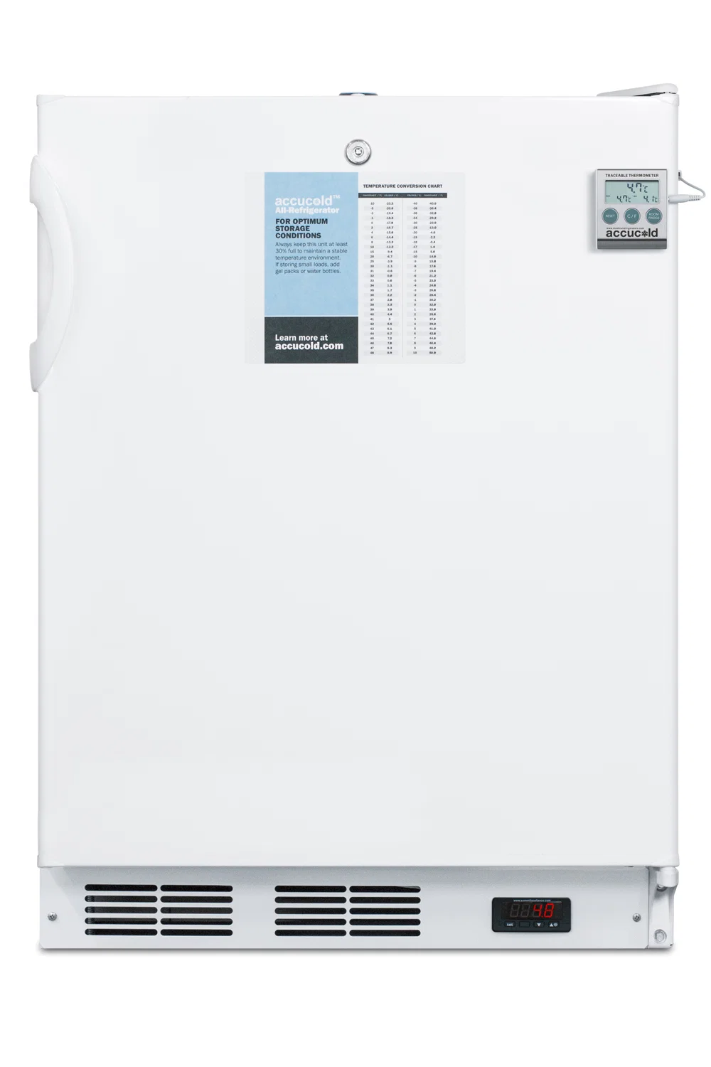 Expertly Made 24 Wide Built-In All-Refrigerator ADA Compliant Clean