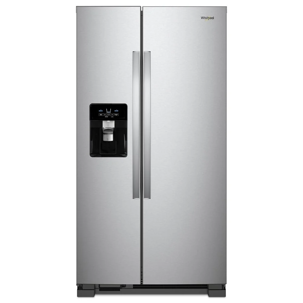 Breathable 36-inch Wide Side-by-Side Refrigerator – 25 cu. ft. Eco-Friendly