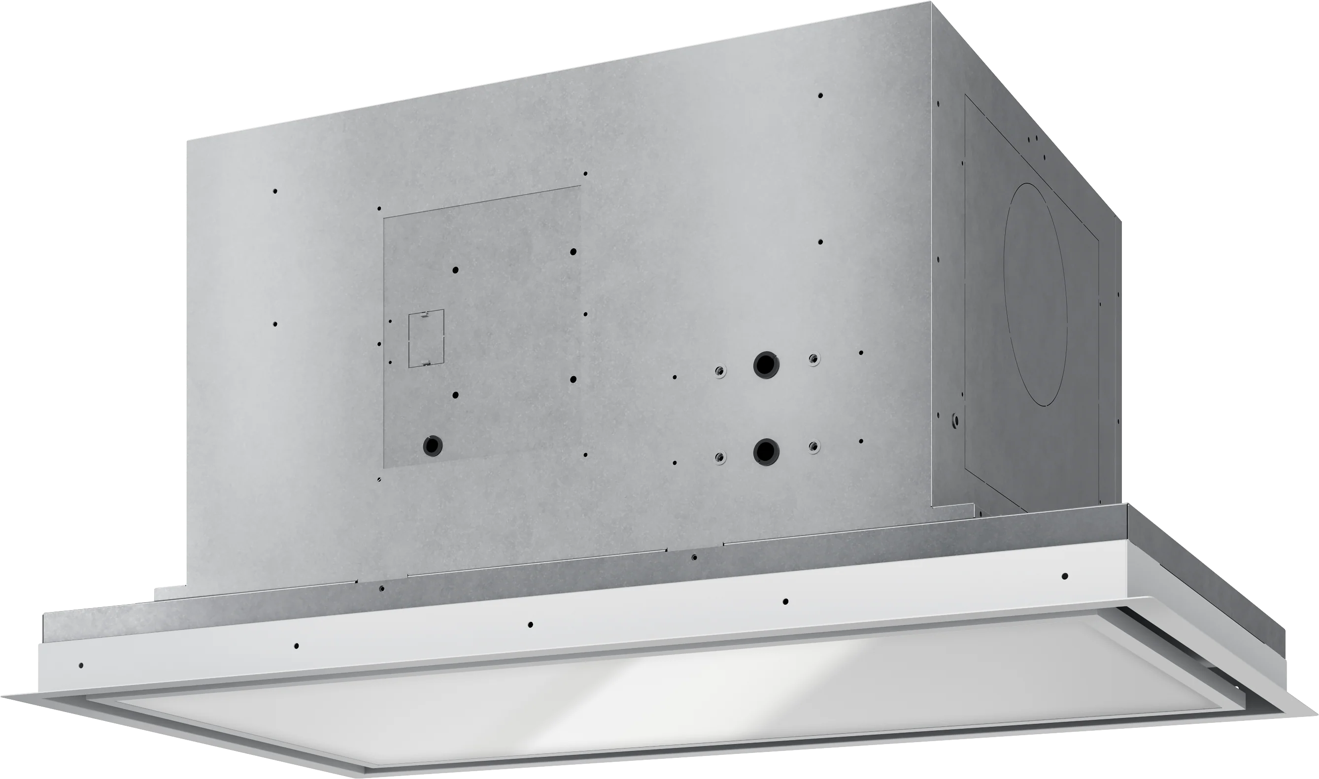 Traditional Lux Glo Island 36in Wht PAS LED BODY ONLY Proven