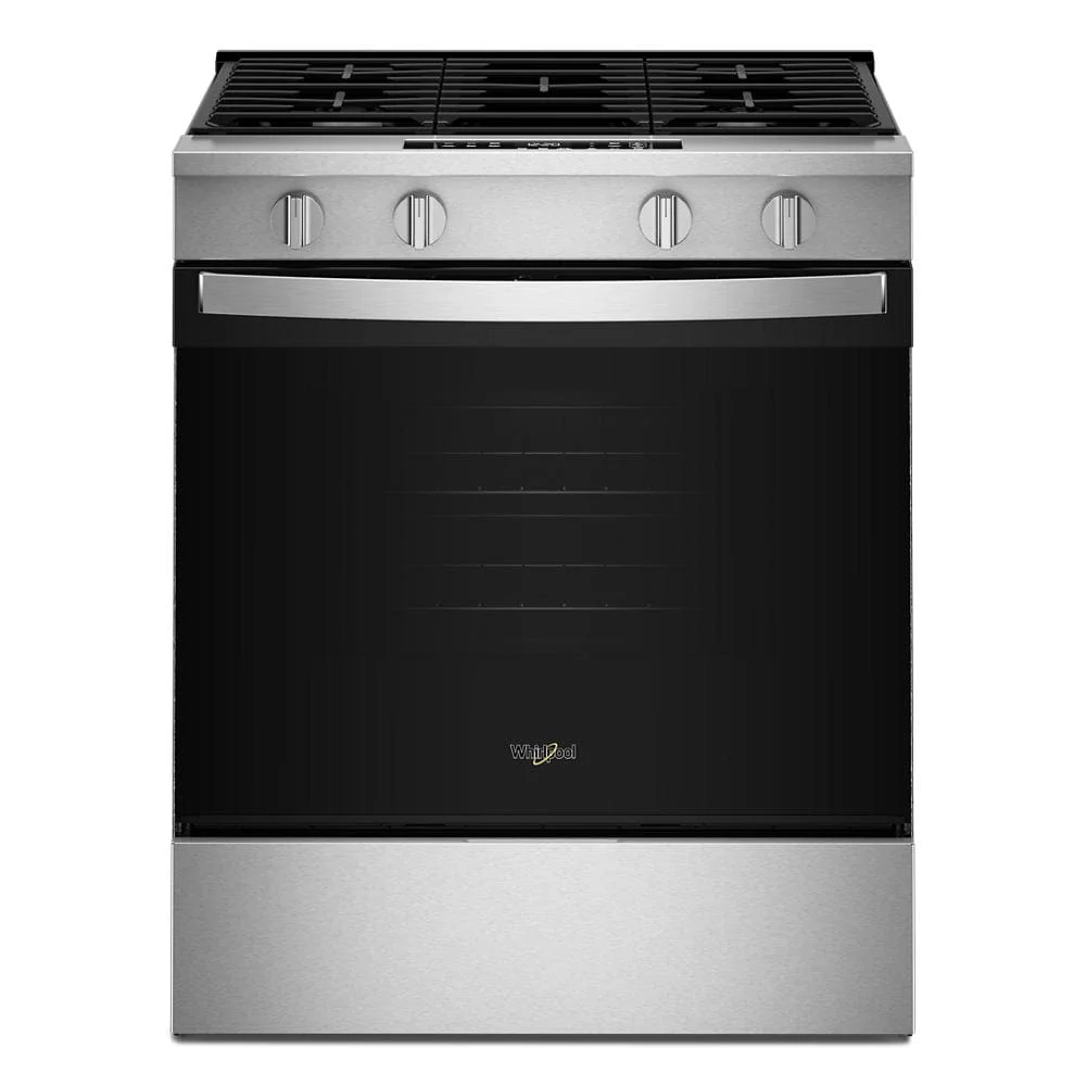 Stylish 30-inch Gas Range with No Preheat Mode and Slow Cook Lightweight