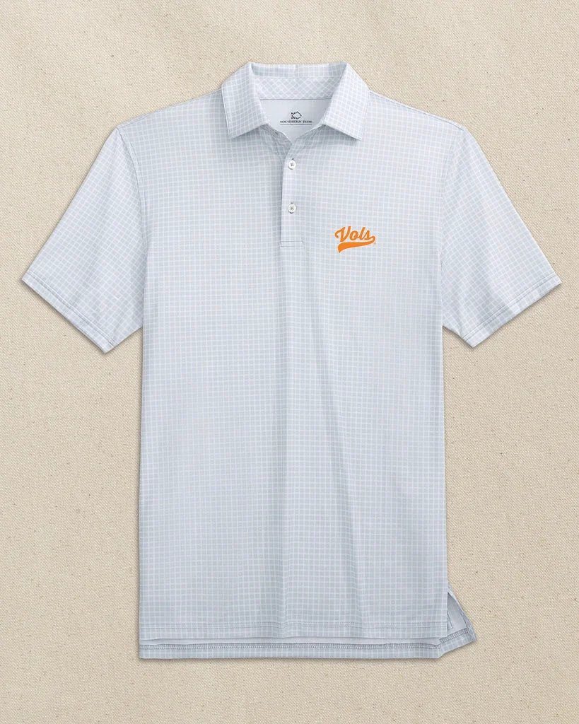 Easy-to-Use Tennessee Vols Script Driver Dunes Edge Plaid Polo First-Class