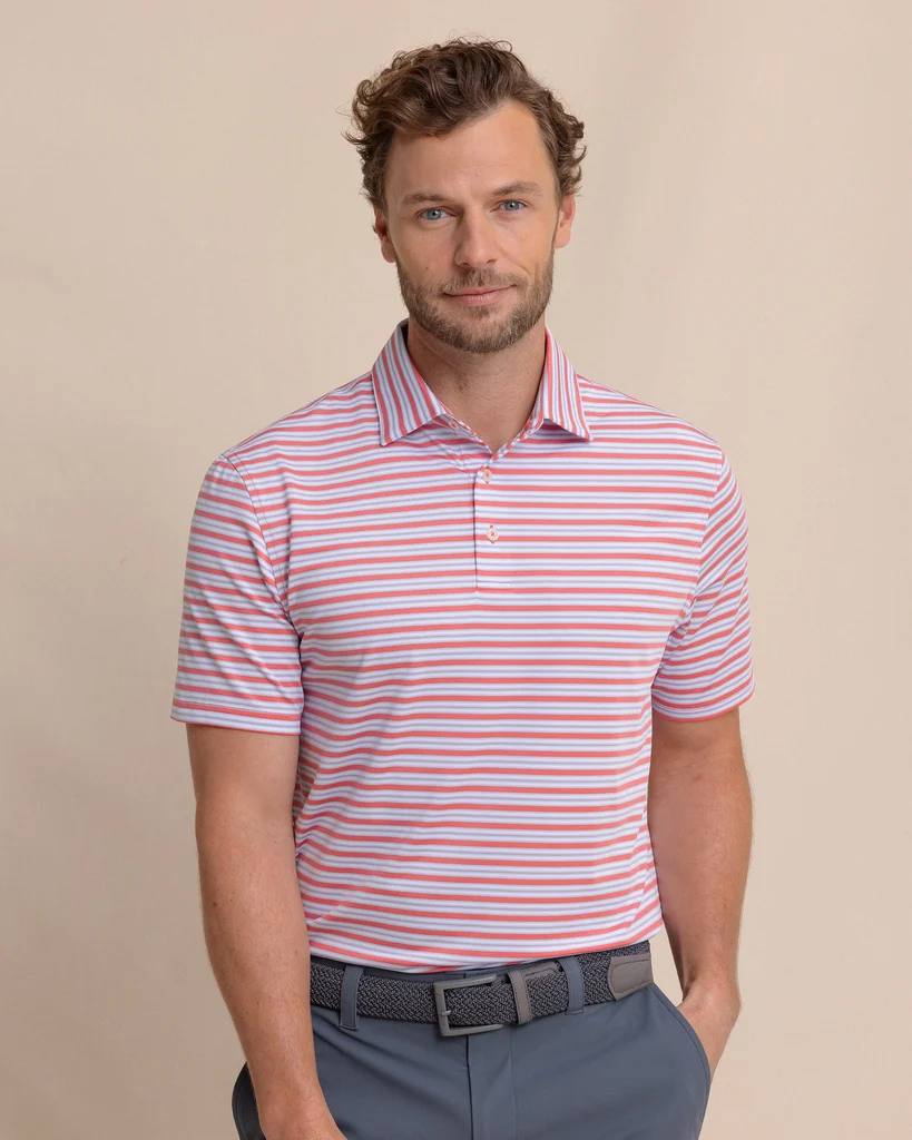 Soft Driver Ocean Hill Stripe Polo Long-Lasting