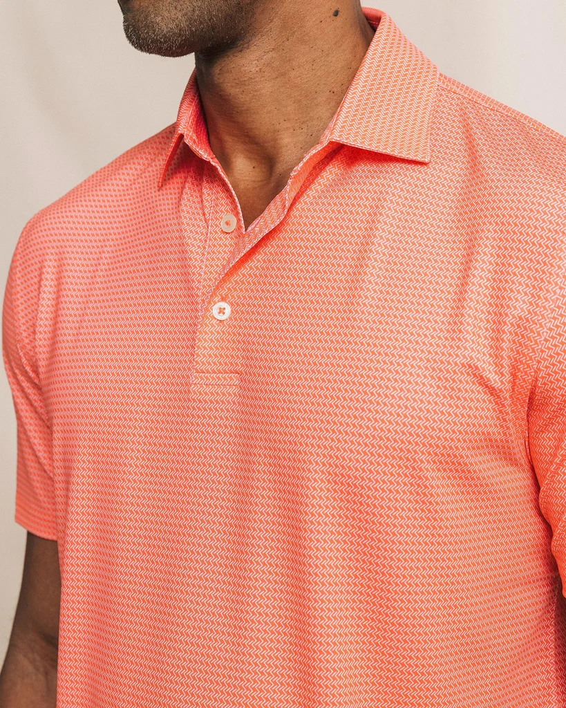 Relaxed Driver Getting Ziggy With It Printed Polo Authentic