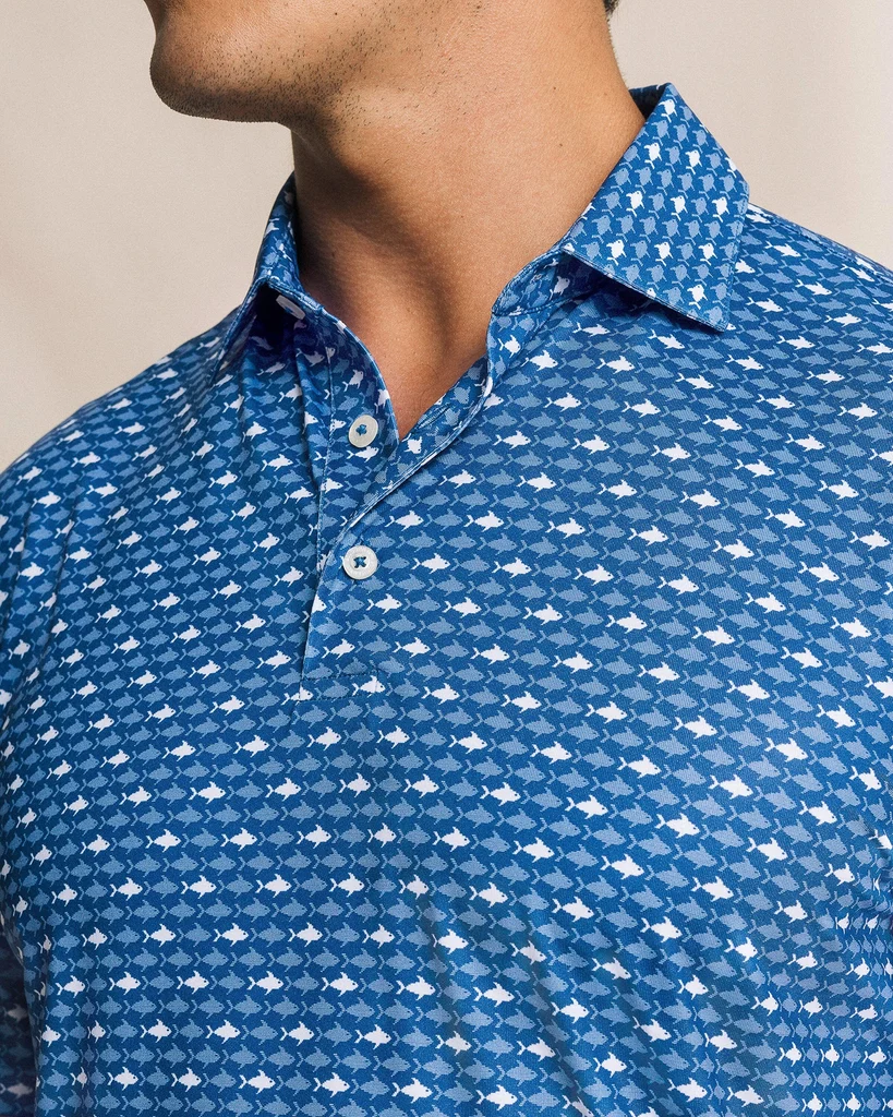 Verified Driver Fintastic Frenzy Printed Polo Refined