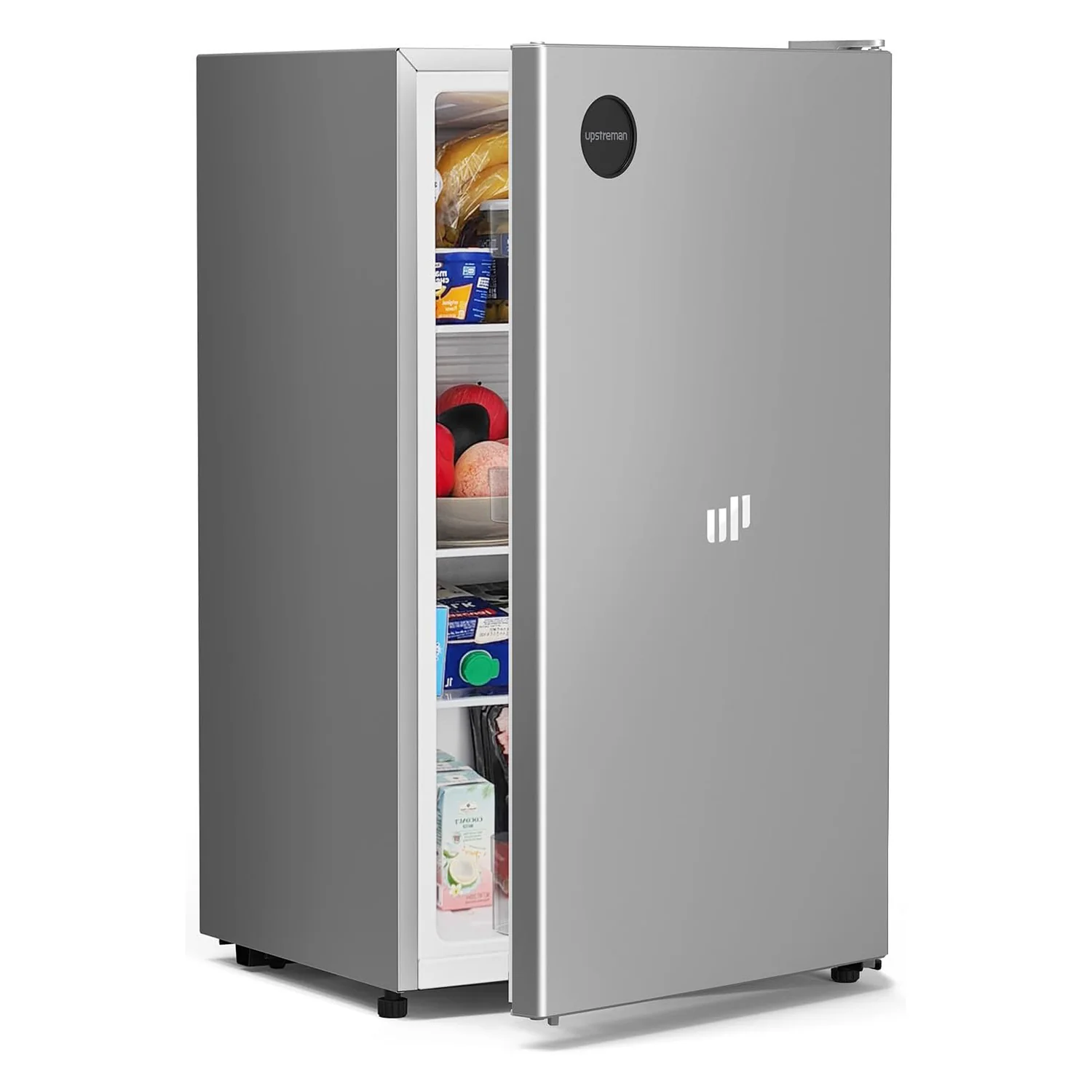 Easy-to-Use All-Refrigerator Mini Fridge 3.2 Cu.Ft Compact Small Refrigerator with 7 Temperature Settings for Dorm OfficeAll-Refrigerator Mini Fridge 3.2 Cu.Ft Compact Small Refrigerator with 7 Temperature Settings for Dorm Office High-Grade