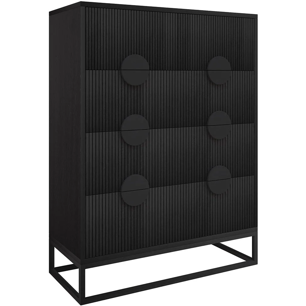 Elegant Ebony Tallboy Dependable