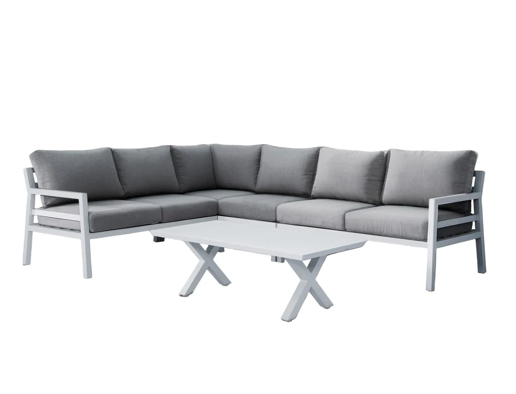 Sophisticated Mantua Outdoor Corner Lounge Set Authentic