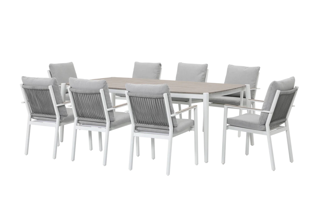 Top-Quality Ives Outdoor 9 Piece Dining Set Environmentally Friendly