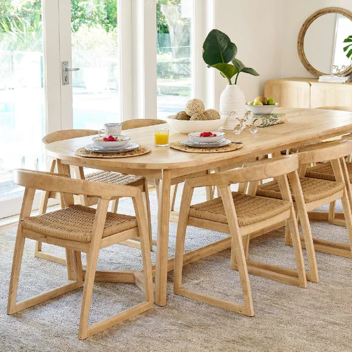 Modern Norway 7 Piece Dining Set Minimalist