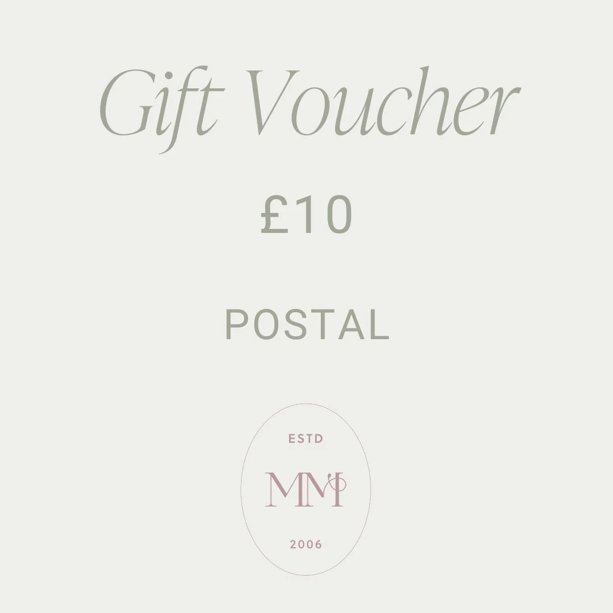 Artisan Gift £10.00 POSTAL First-Class