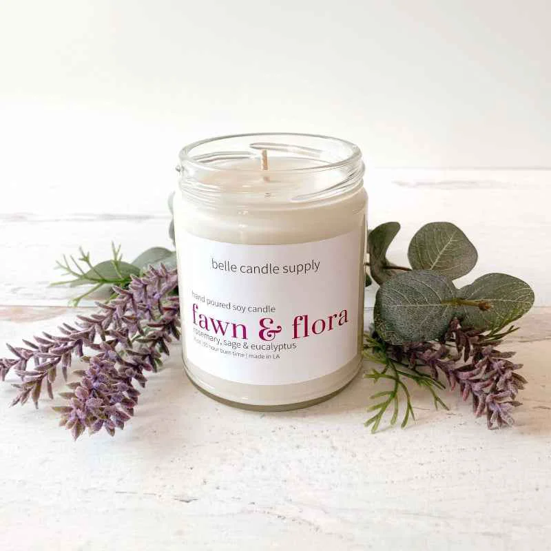 Solid Fawn Flora Candle Outstanding