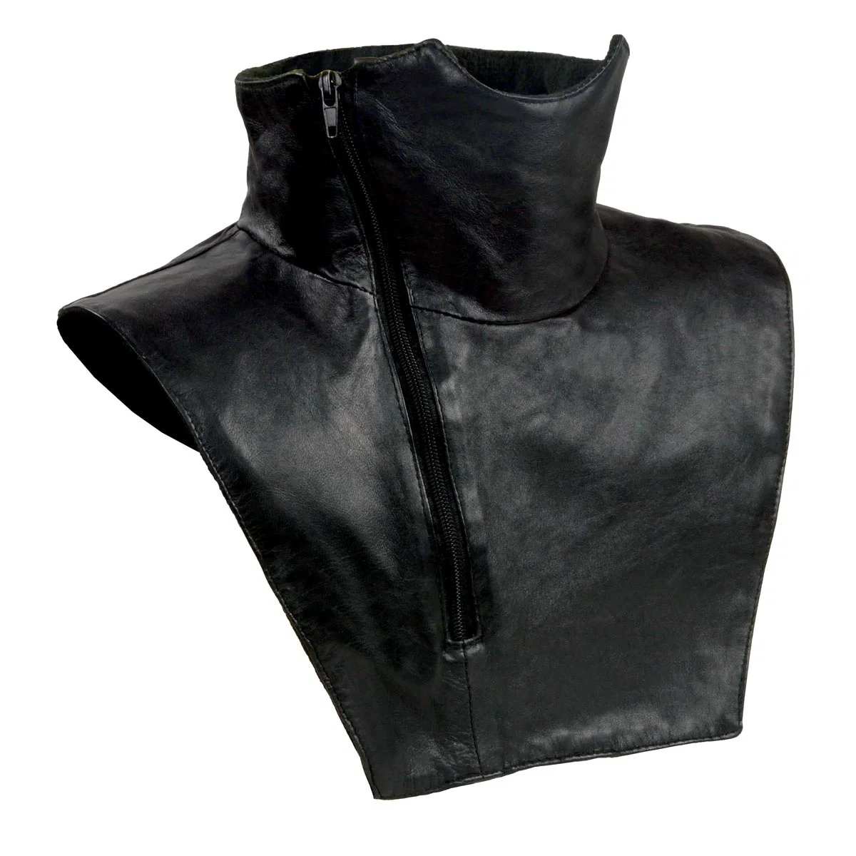 Modern Milwaukee Leather SH165 Black Unisex Premium Leather Neck Warmer Carefully Designed