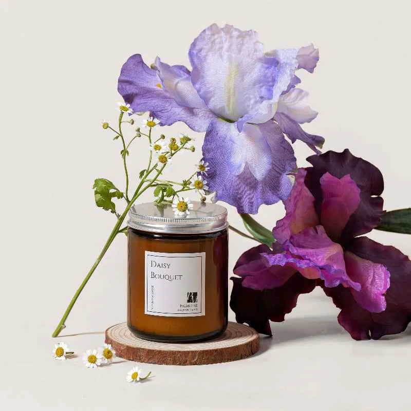 Comfortable Daisy Meadow Candle Crafted