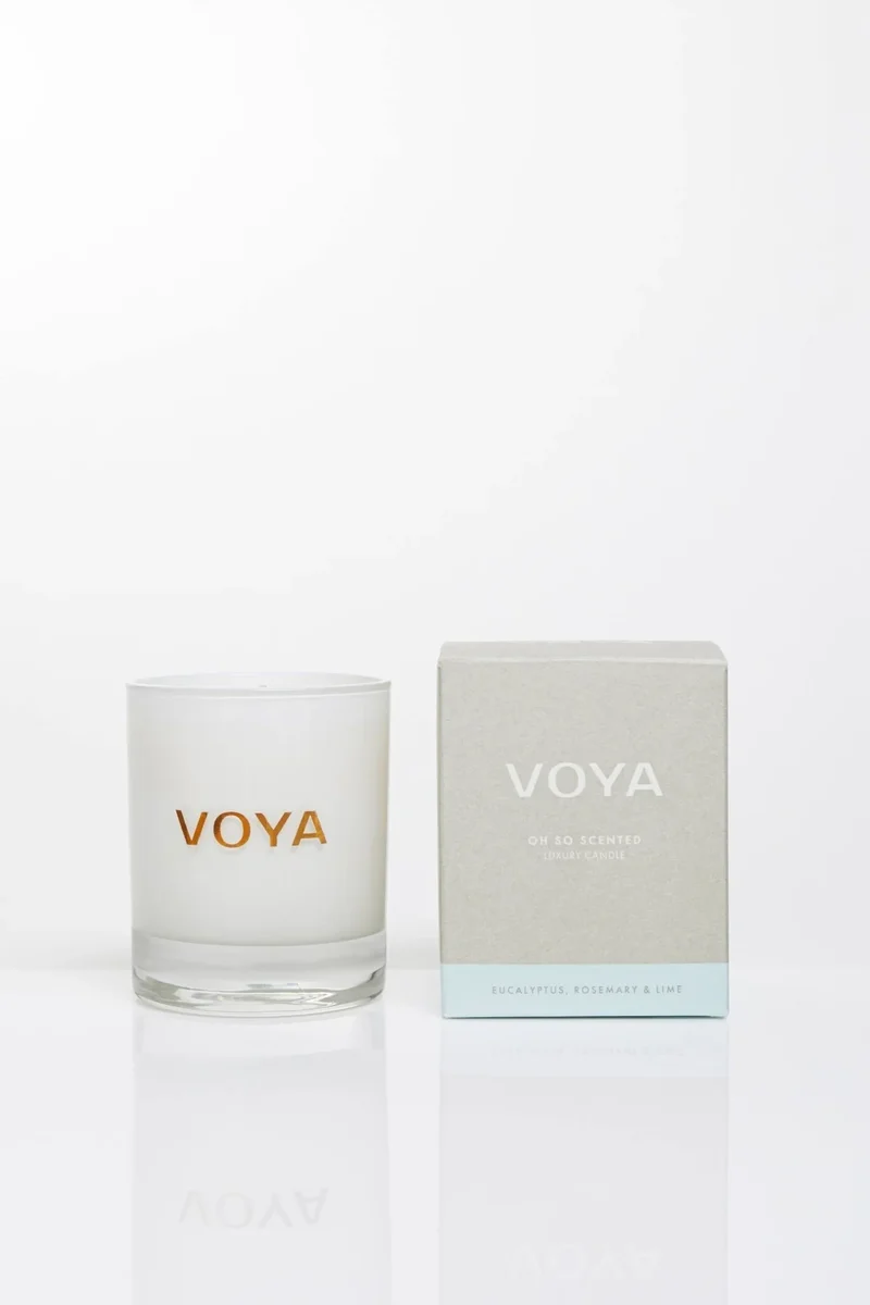 Exclusive VOYA Eucalyptus Luxury Scented Candle Smart