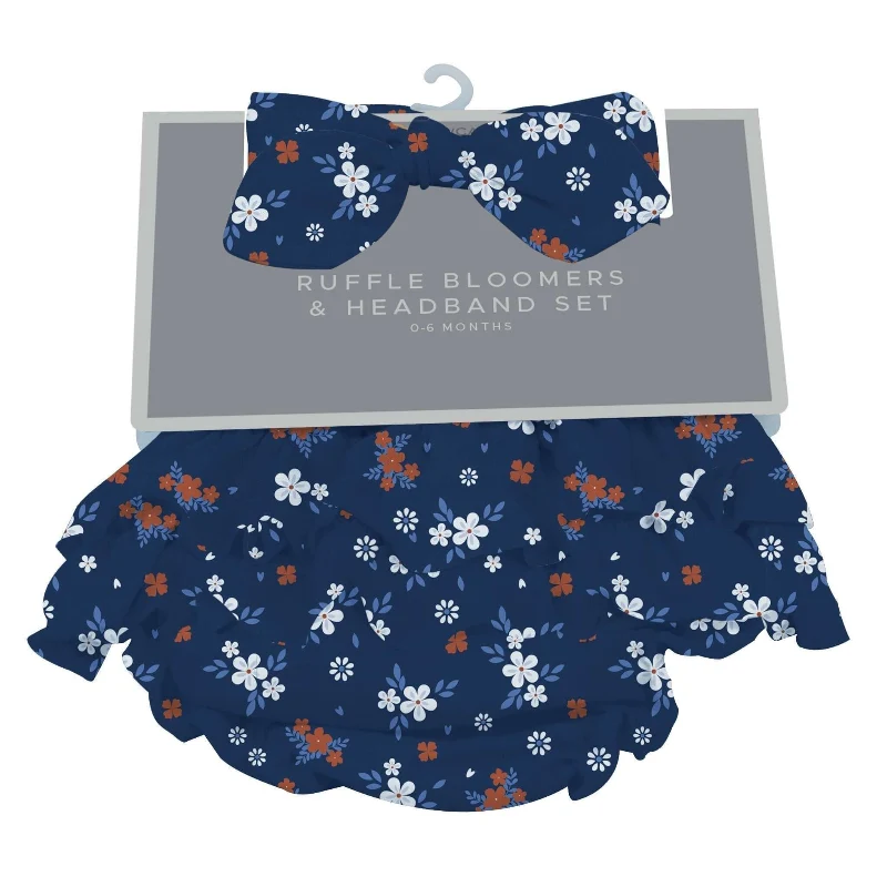 Carefully Designed Serenity Floral Bloomer Set Green